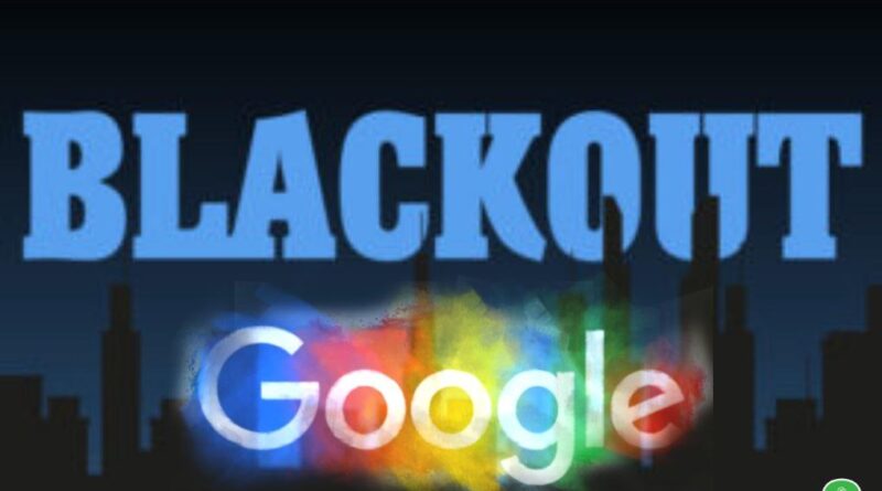 google-blackout