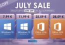 July Sale: Windows 10 Pro Key a 7,99 € e non solo!