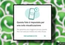 Come inviare file multimediali che si autodistruggono su WhatsApp