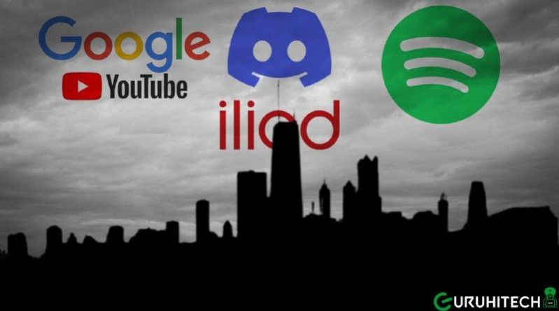 blackout google e youtube