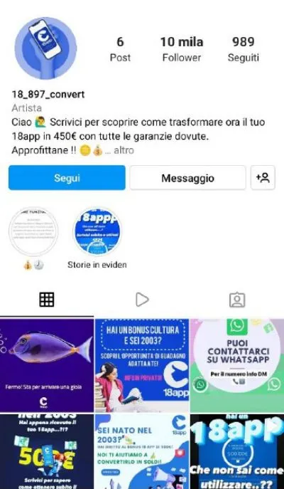 Bonus 18App, spopolano tra gli studenti chat e pagine Instagram che lo  convertono in soldi: come funziona la truffa - Notizie Scuola