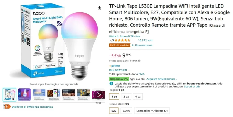 Le lampadine smart TP-Link permettono di rubare password Wi-Fi