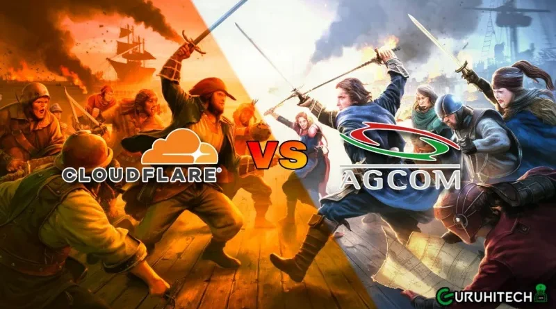 cloudflare vs agcom