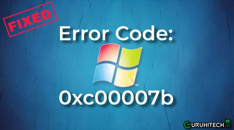 0xc00007b error