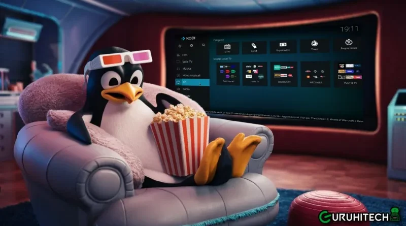 Kodi per Linux con Fluthub