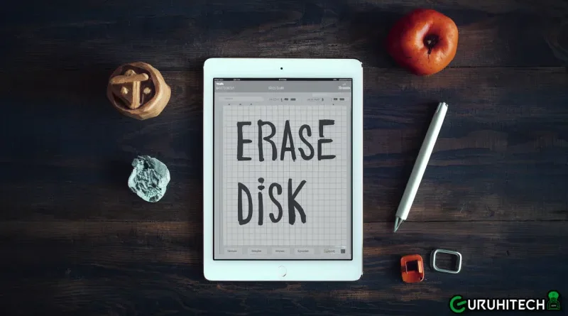 erase disk ipad