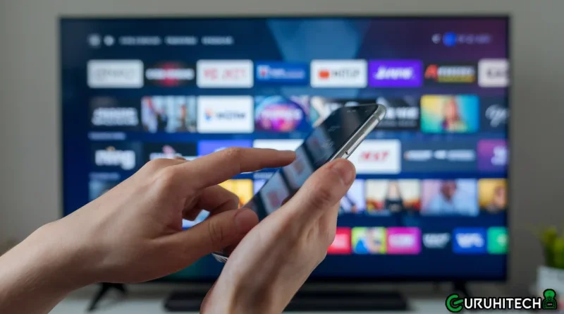 smartphone come telecomando per smart tv