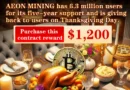 AEON MINING: guadagna $1.000 al giorno con il mining semplificato di BTC