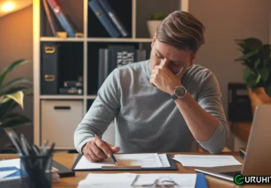 A man busy working on his telecom expense management for his business