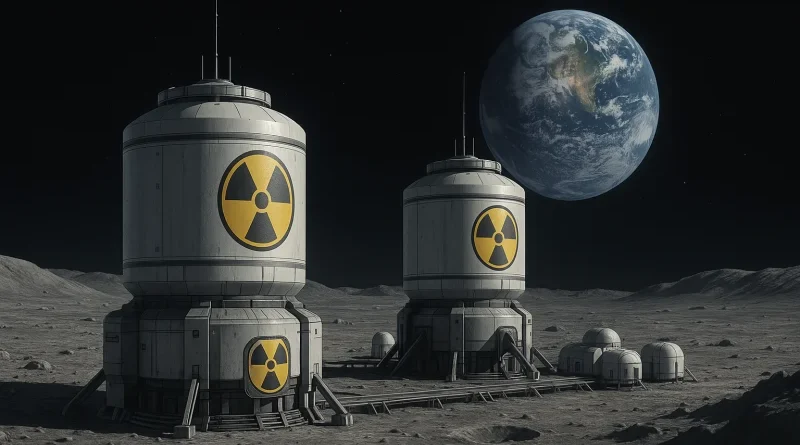 reattore nucleare sulla Luna
