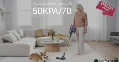 Aspirapolvere senza Fili VENHIDELY: potenza, intelligenza e libertà di movimento… con il 45% di sconto!