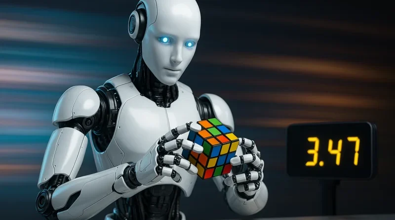 Cubo di Rubik 4×4: record mondiale per un robot creato da uno studente