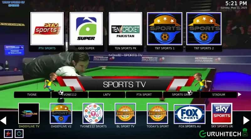 Sports 101 Kodi build