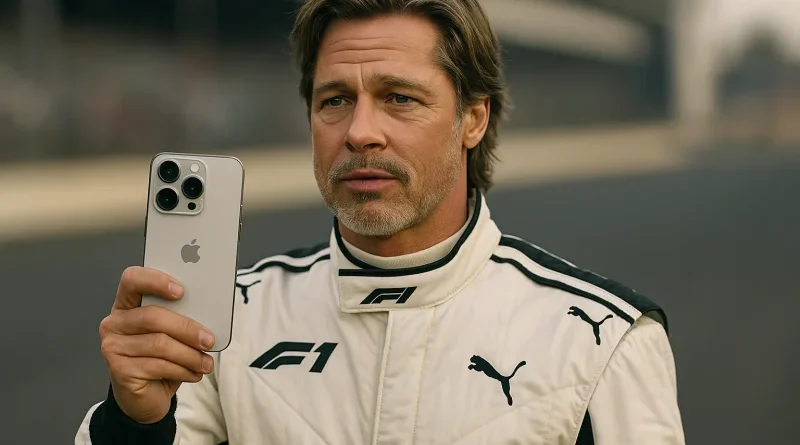 Apple trasforma l’iPhone in una action cam per il nuovo film sulla Formula 1 con Brad Pitt