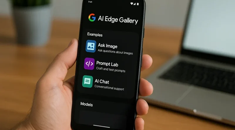 Google lancia AI Edge Gallery: intelligenza artificiale potente, locale e… senza internet