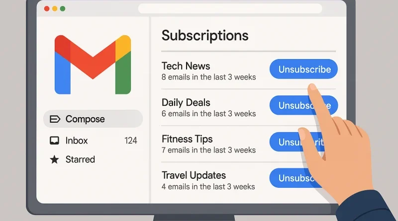 Addio spam! Gmail lancia la gestione intelligente degli abbonamenti