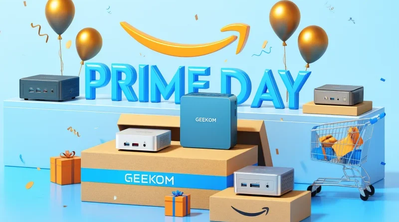 GEEKOM Prime Day 2025: offerte imperdibili sui Mini PC con sconti fino a 250€!