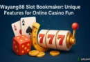 Wayang88 Slot Bookmaker Features for a Unique Online Casino Experience