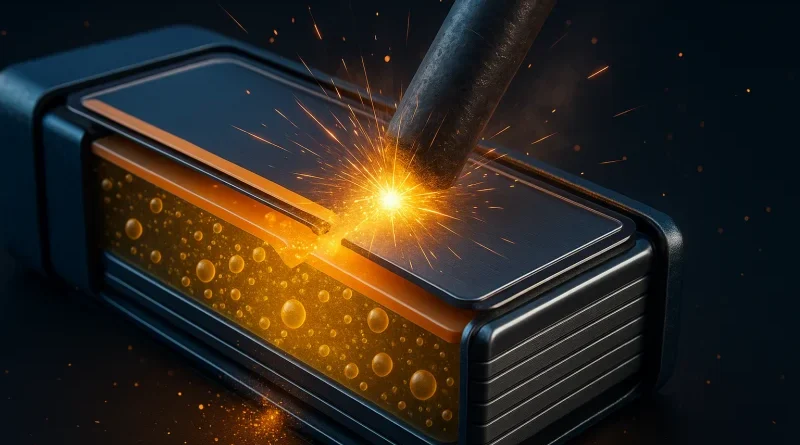 Additivo “salvavita” rende le batterie resistenti al fuoco e agli urti