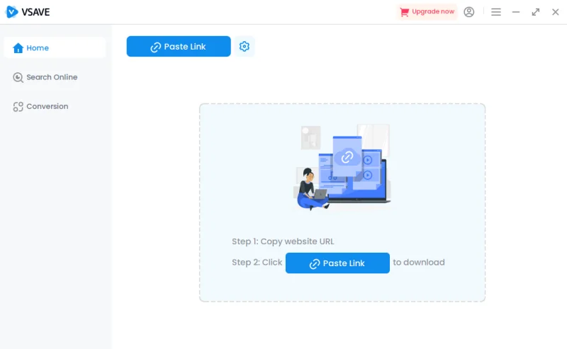 Vsave’s minimalist interface design