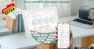 TABWEE P10: il calendario digitale che organizza la famiglia e illumina la casa