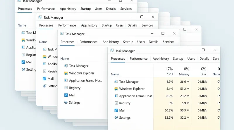 Windows 11 rompe il Task Manager: l’ultimo update scatena un bug assurdo