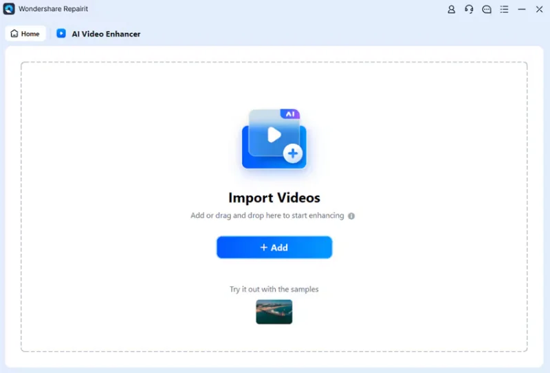 add low quality videos repairit