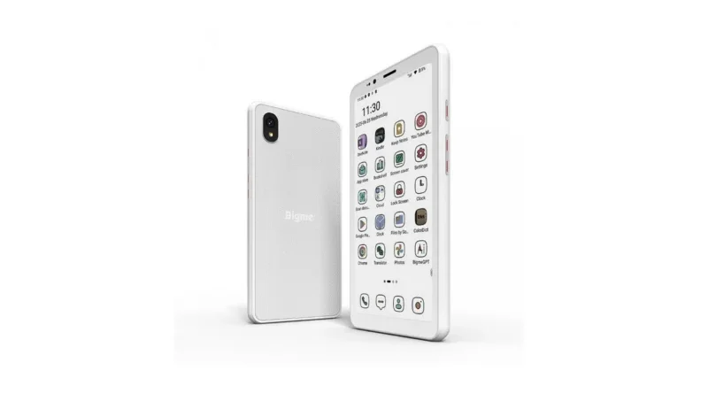 Bigme lancia uno smartphone low-cost con schermo E-Ink a colori