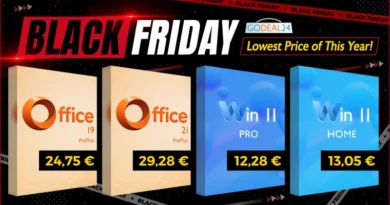 La promo Black Friday di Godeal24 è online: Office 2021 Pro a vita a 29 € e Windows 11 Pro a 12 €!