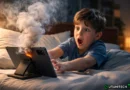 Un tablet Xiaomi inizia a fumare mentre un bambino lo usa a letto: il video che fa discutere