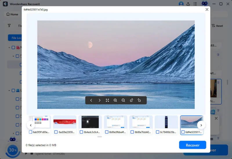 verify files and save