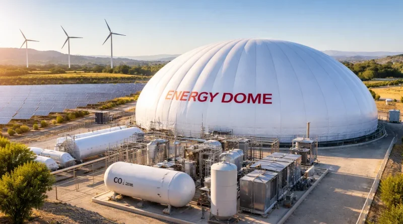 Energy Dome e la batteria a CO₂: quando l’anidride carbonica smette di essere il “mostro” climatico