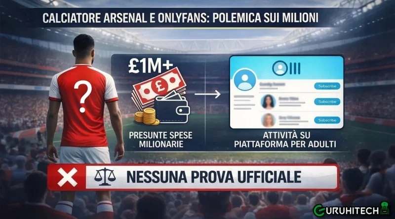 scandalo arsenal e onlyfans