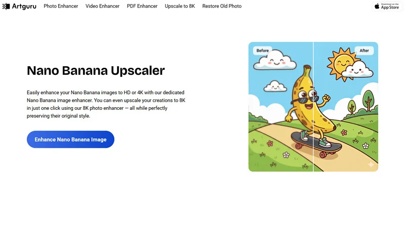 ArtGuru Nano Banana Upscaler for AI Art