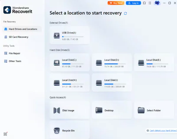 select sd card location