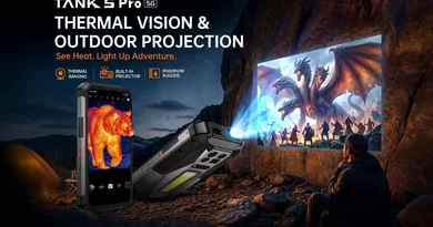 TANK 5 Pro, lo smartphone rugged definitivo: termocamera FLIR, proiettore 2K e batteria da 17.600 mAh