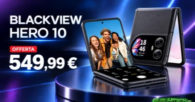 Blackview HERO 10 in offerta a 549,99 euro: lo smartphone pieghevole diventa finalmente accessibile