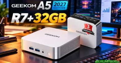 GEEKOM A5 2027 Edition: il mini PC Ryzen 7 che lavora senza sosta, ora in super offerta!