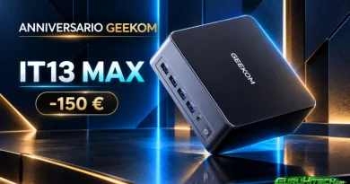 Mini PC GEEKOM IT13 MAX con Ultra 9 185H: prezzo speciale Anniversario, -150 €
