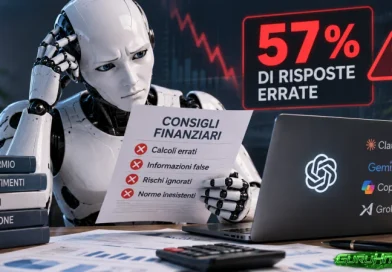 L’IA sbaglia i consigli finanziari nel 57% dei casi: lo studio mette in guardia gli utenti
