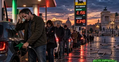 L’Italia che accetta tutto: carburante alle stelle, diritti calpestati e piazze vuote