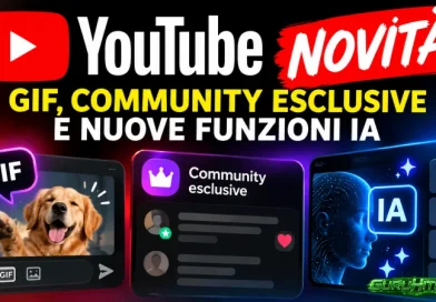 YouTube cambia tutto: arrivano GIF nei commenti, community esclusive e nuove funzioni IA