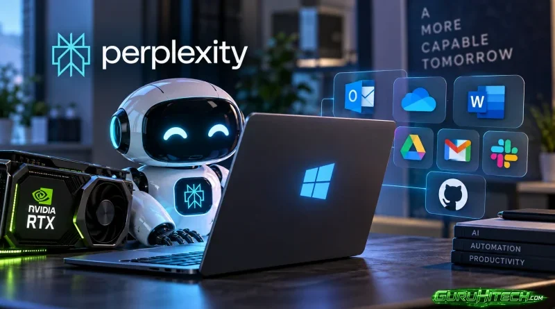 Perplexity porta Portable Computer su Windows: l’agente AI ora lavora in locale sui PC con GPU RTX