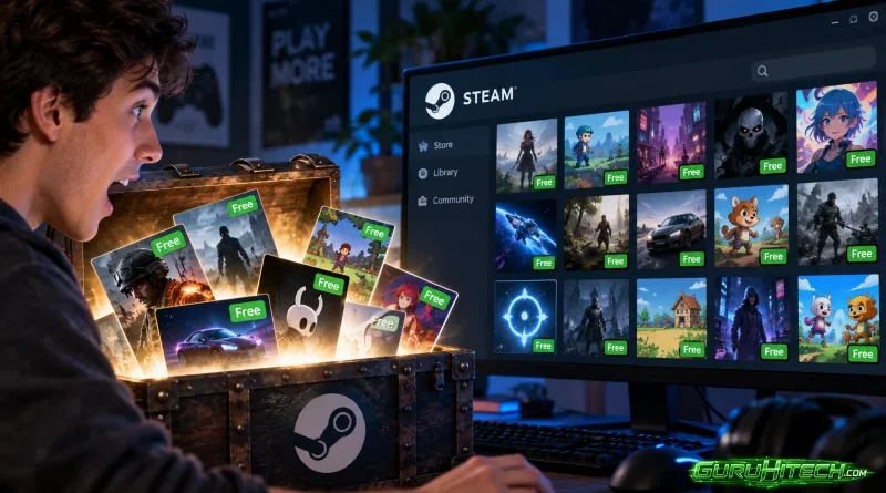 Steam nasconde oltre 100 giochi gratis: ecco come trovarli facilmente