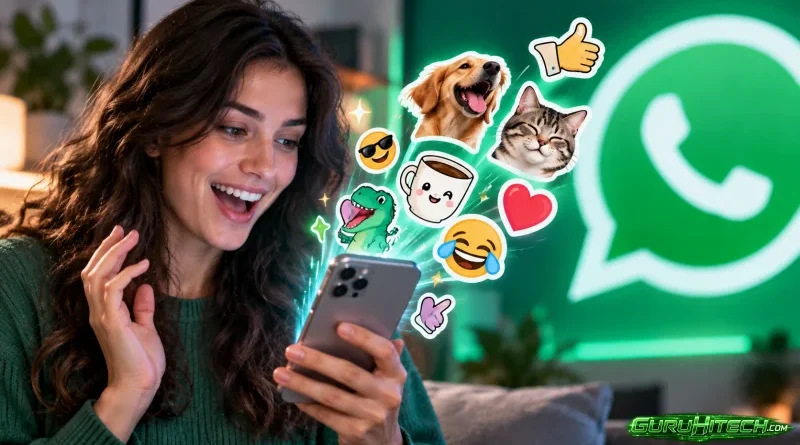 WhatsApp testa gli sticker con IA: basta una frase per crearli