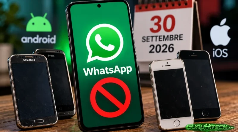 WhatsApp smette di funzionare su alcuni smartphone: quali Android e iPhone rischiano di restare esclusi