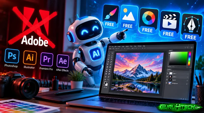 Uno sviluppatore usa l’IA per creare alternative gratis ad Adobe