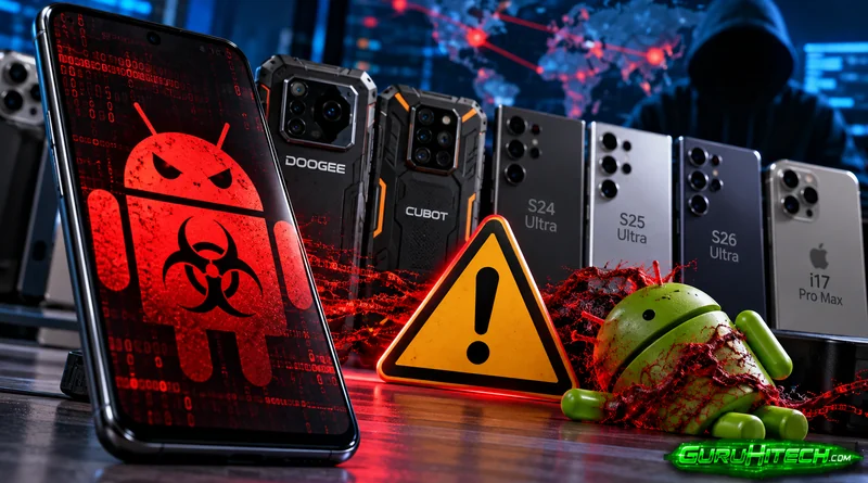 Virus preinstallato sugli smartphone Android economici: allarme