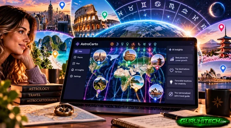 AstroCarto: Find Places to Consider with Astrocartography and AI