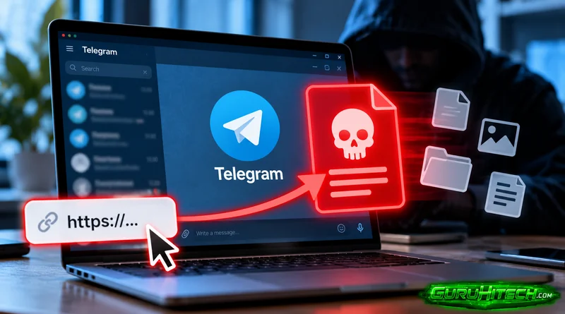 Telegram Desktop, falla di sicurezza: un clic può rubare i file personali